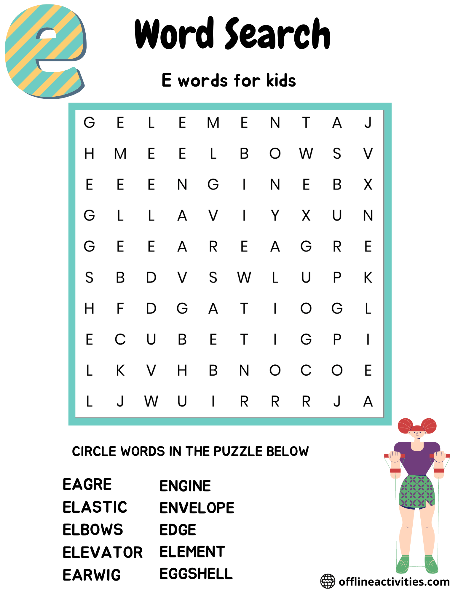 e-words-for-kids-offline-activities