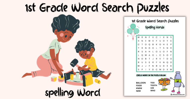 Word Search Download- Spelling Words - Offline Activities