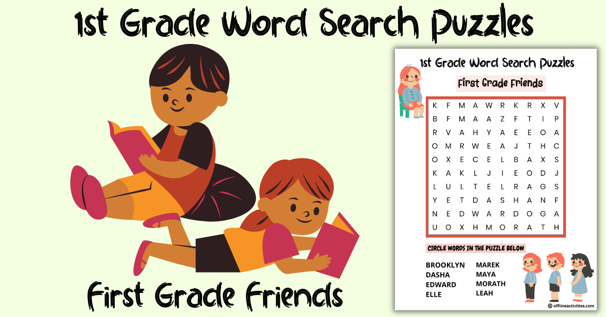 Word Search Free Games- First-Grade Friends