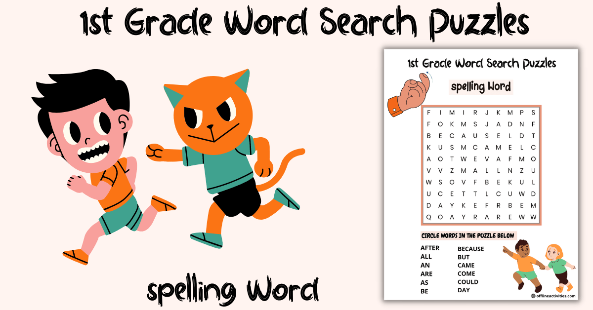 Printable Word Search Puzzles- spelling Word