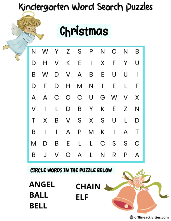 Christmas Word Search Printable Free Offline Activities Christmas Word Search Printable Free Offline Activities