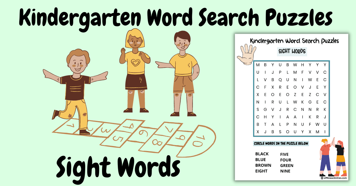 Word Searches Printable – Sight Words