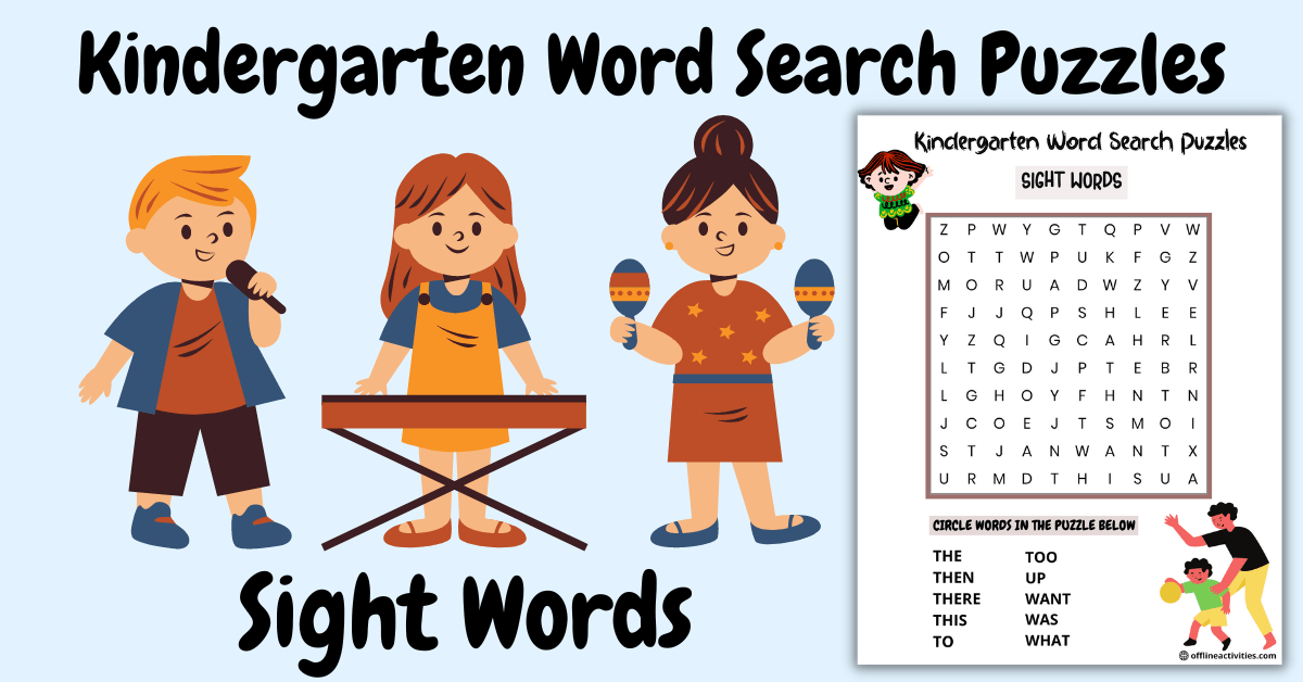 Search Puzzle Words – Sight Words
