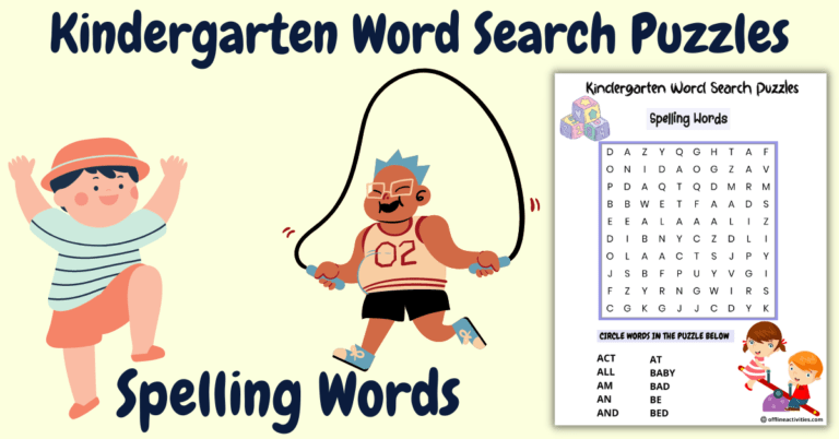 Game Of Word Search Spelling Words Offline Activities Game of word search spelling words offline activities