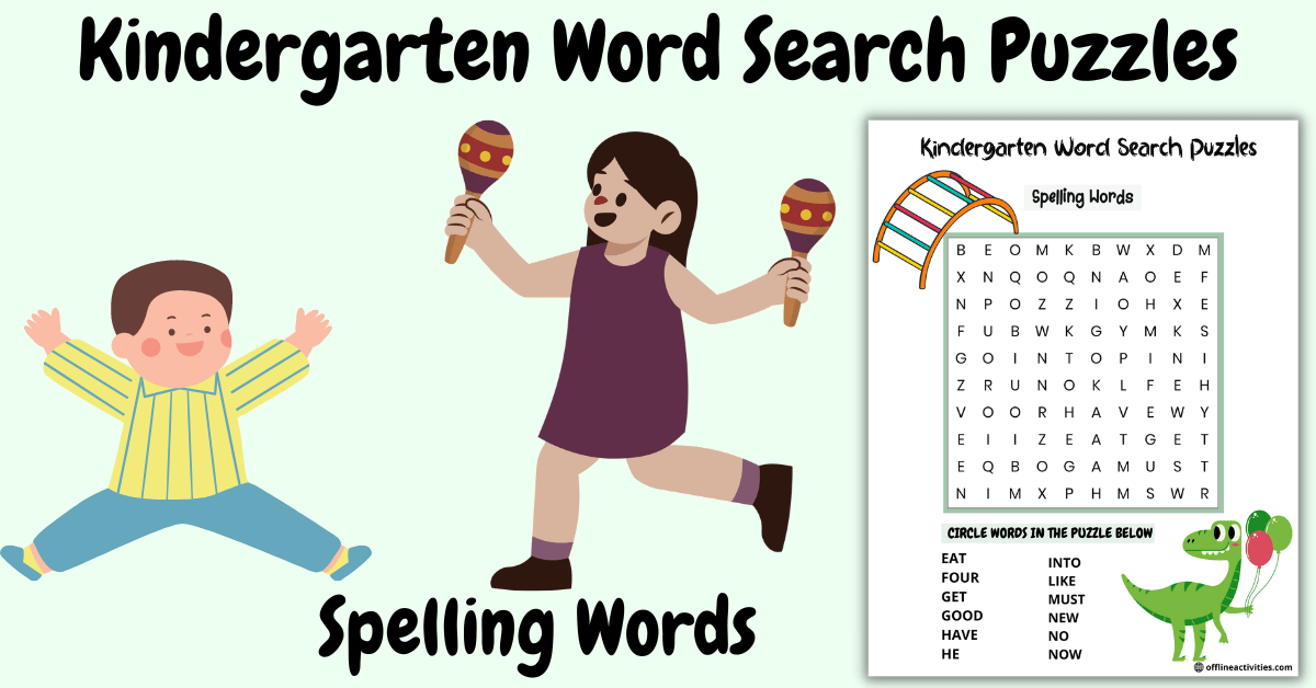 Find Words in a Puzzle – Spelling Words