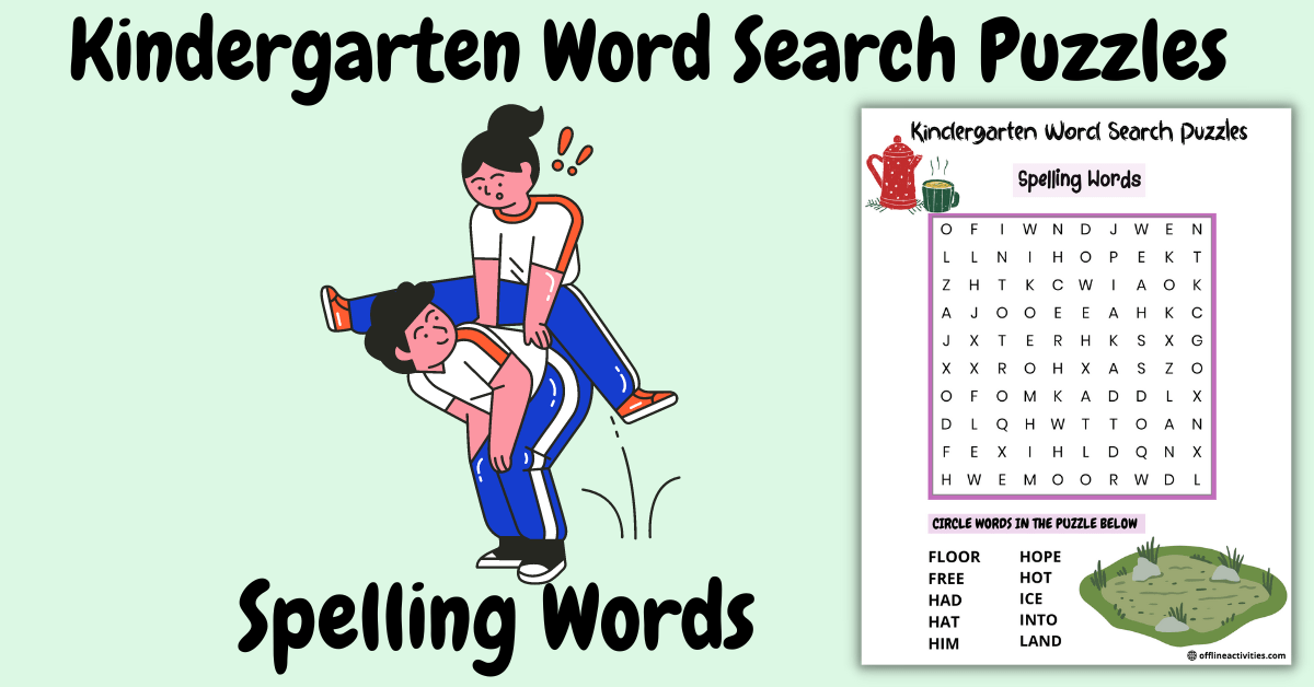 The Word Search Puzzle – Spelling Words