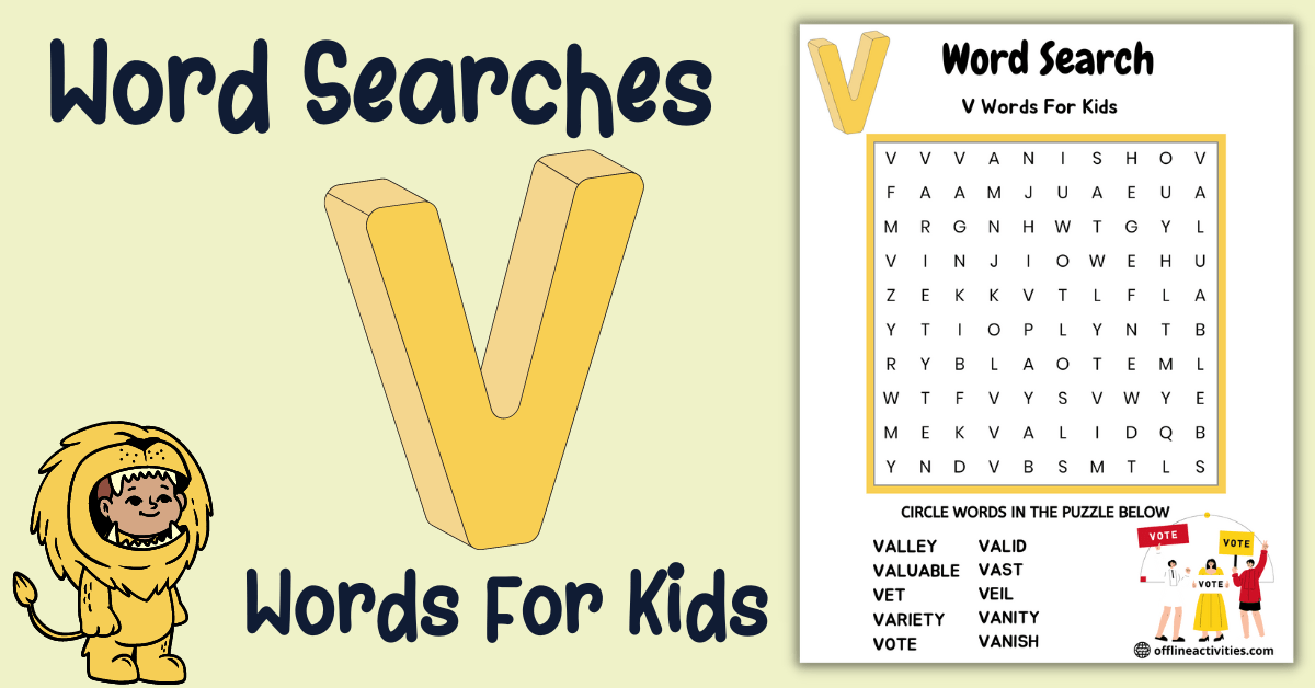 Words That Start With V