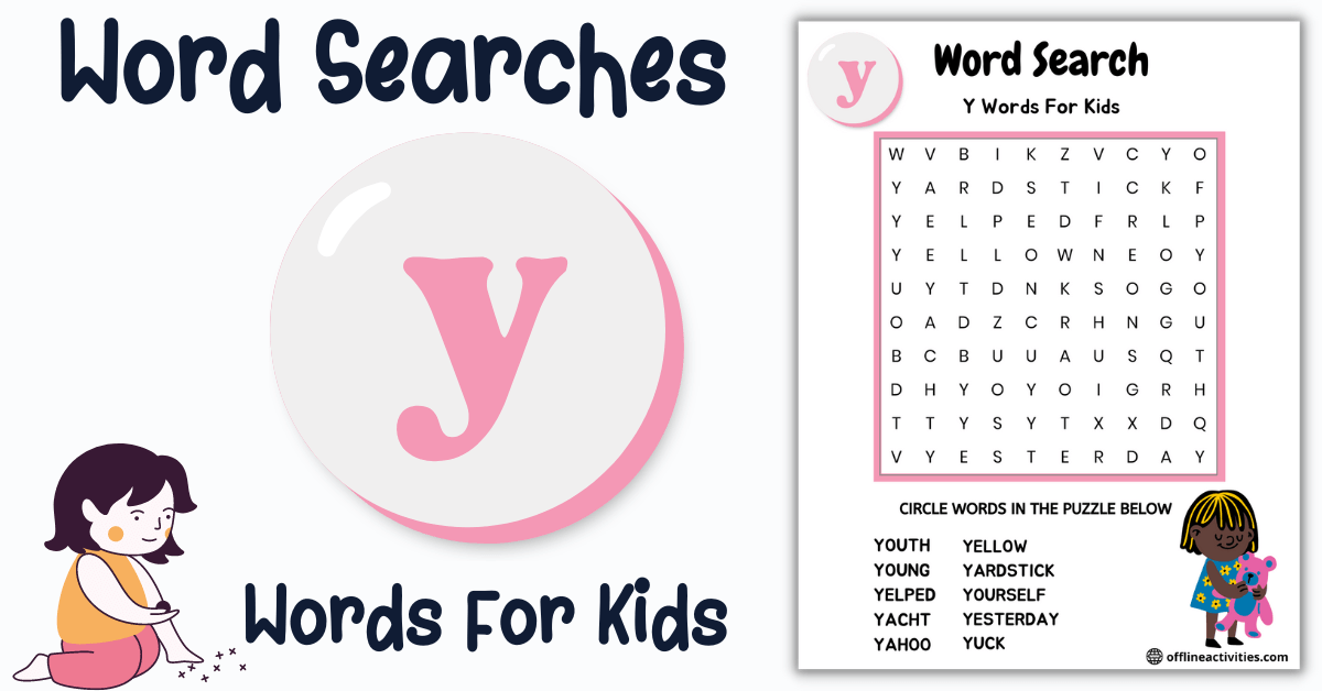 Word Search Puzzles For Kids
