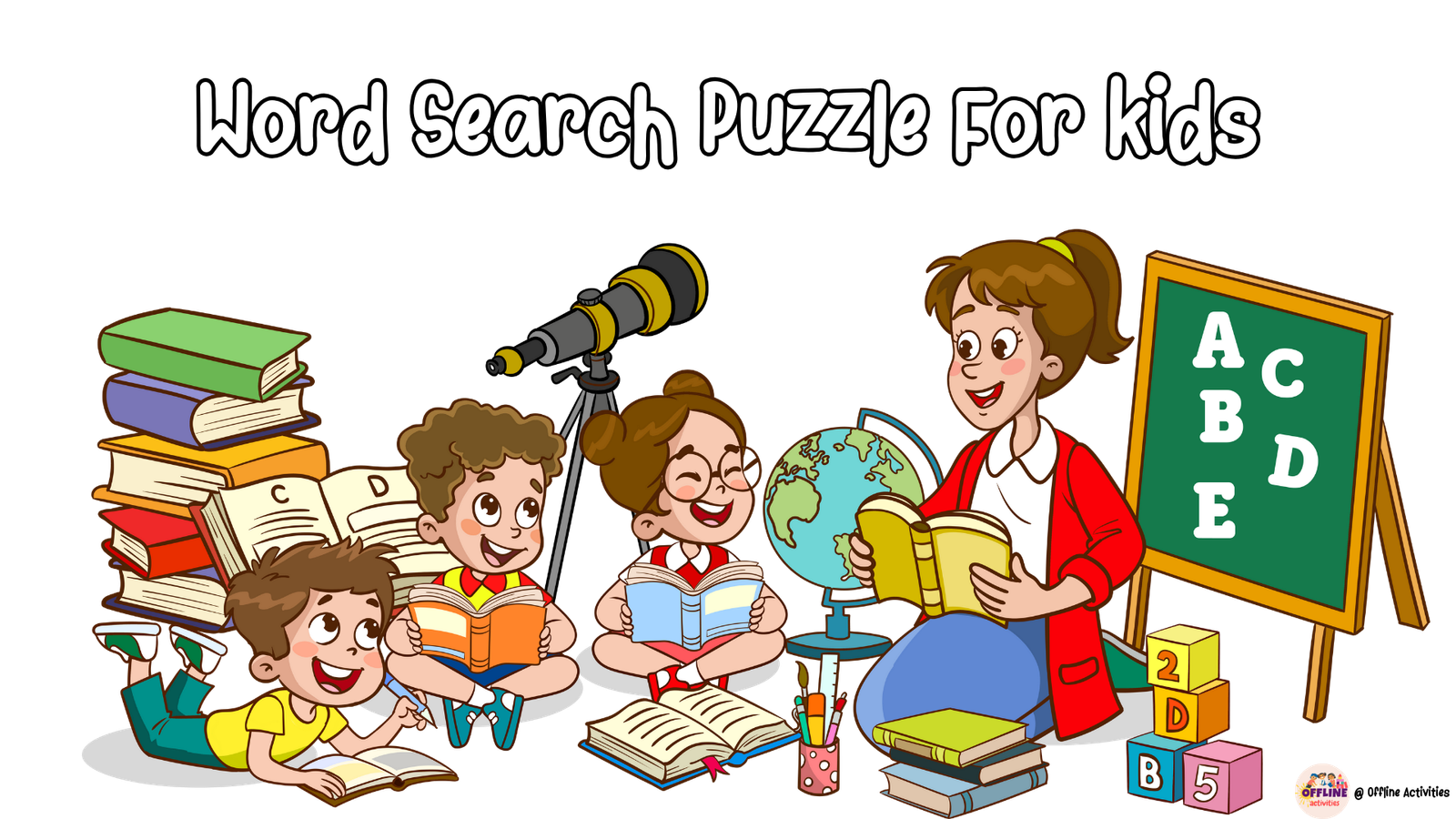 Free Word Search Puzzle For kids Video